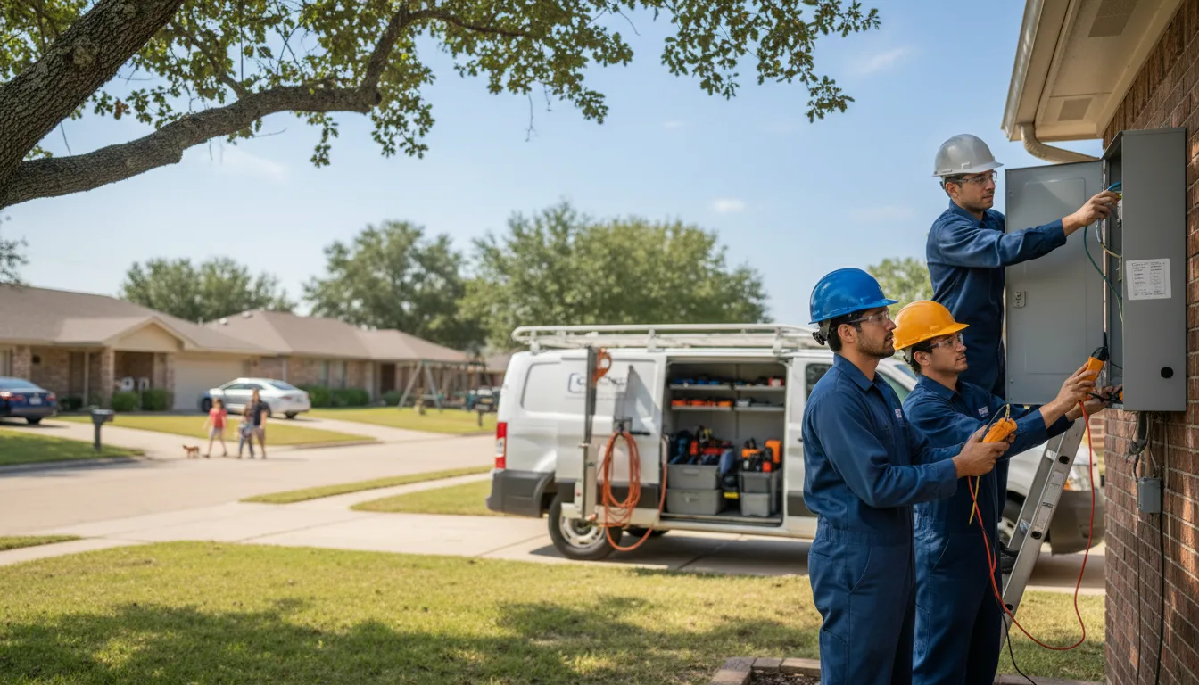Certified electrician providing emergency electrical services in Erath, LA